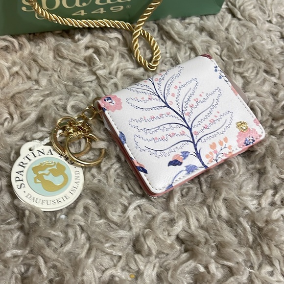Spartina NWT card wallet keychain - Picture 2 of 4